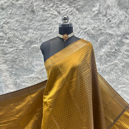 Banarasi Butti Soft Silk Mustard
