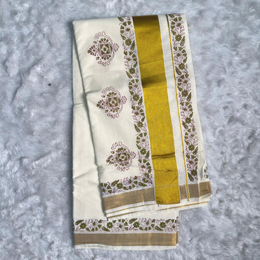 Royal Olive Kasavu Set Mund