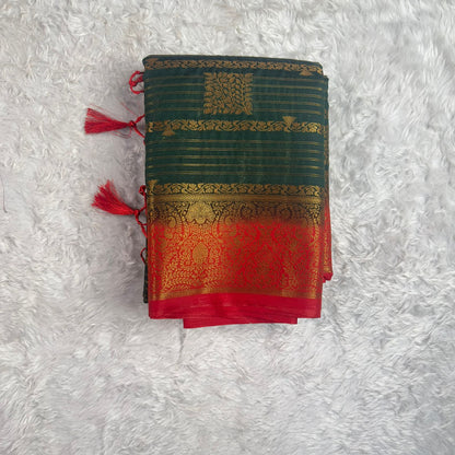 Royal Look Semi Silk Wedding Collections Green