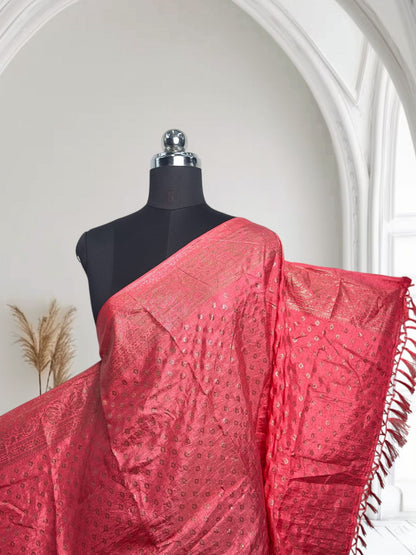 Kasmiri Silk Saree Red Dress Code